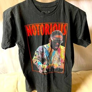 Notorious BIG Brooklyn Mint Short Sleeve T-Shirt Adult Medium Red Border RARE
